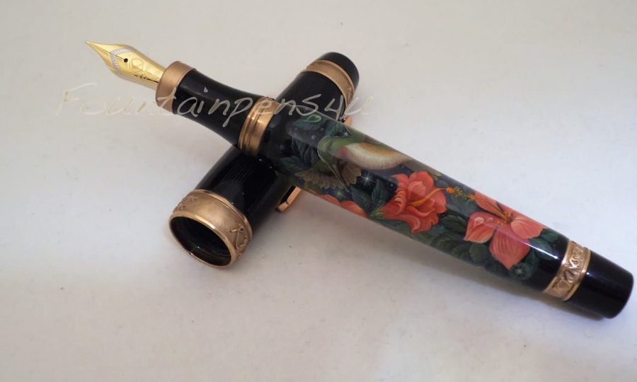 Estilográfica Kynsey  - Modelo Pájaros y Flores.