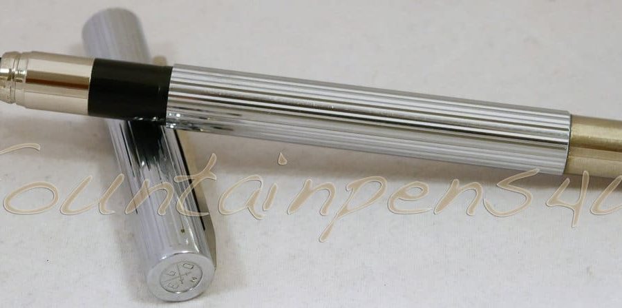 Estilográfica Omas - plata y metal