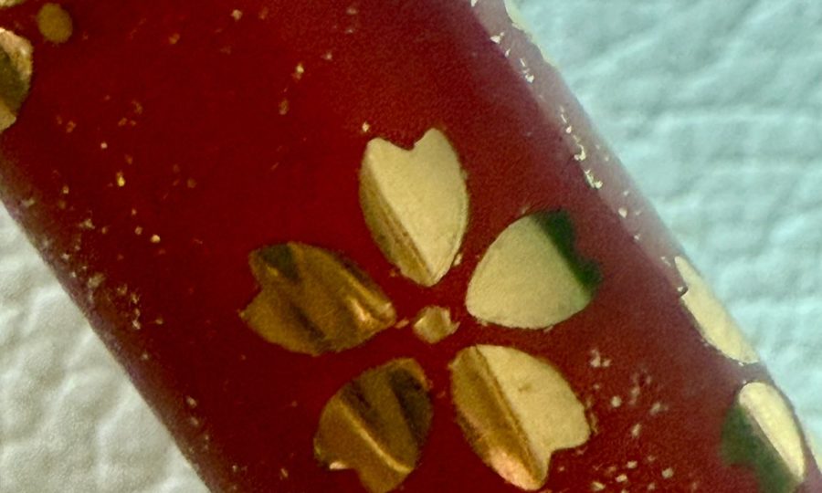 Estilográfica Pilot Sakura Maki-e Gold – Japón, años 70